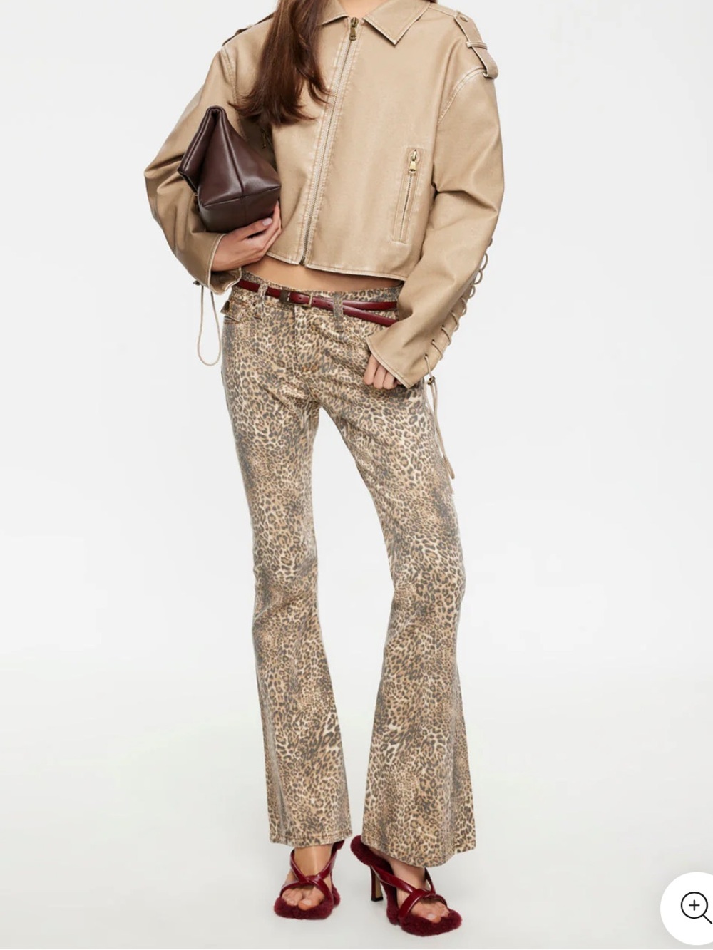 Lioness Marykate cheetah jeans